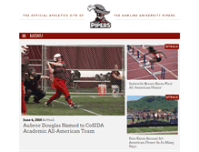 Tablet Screenshot of hamlineathletics.com